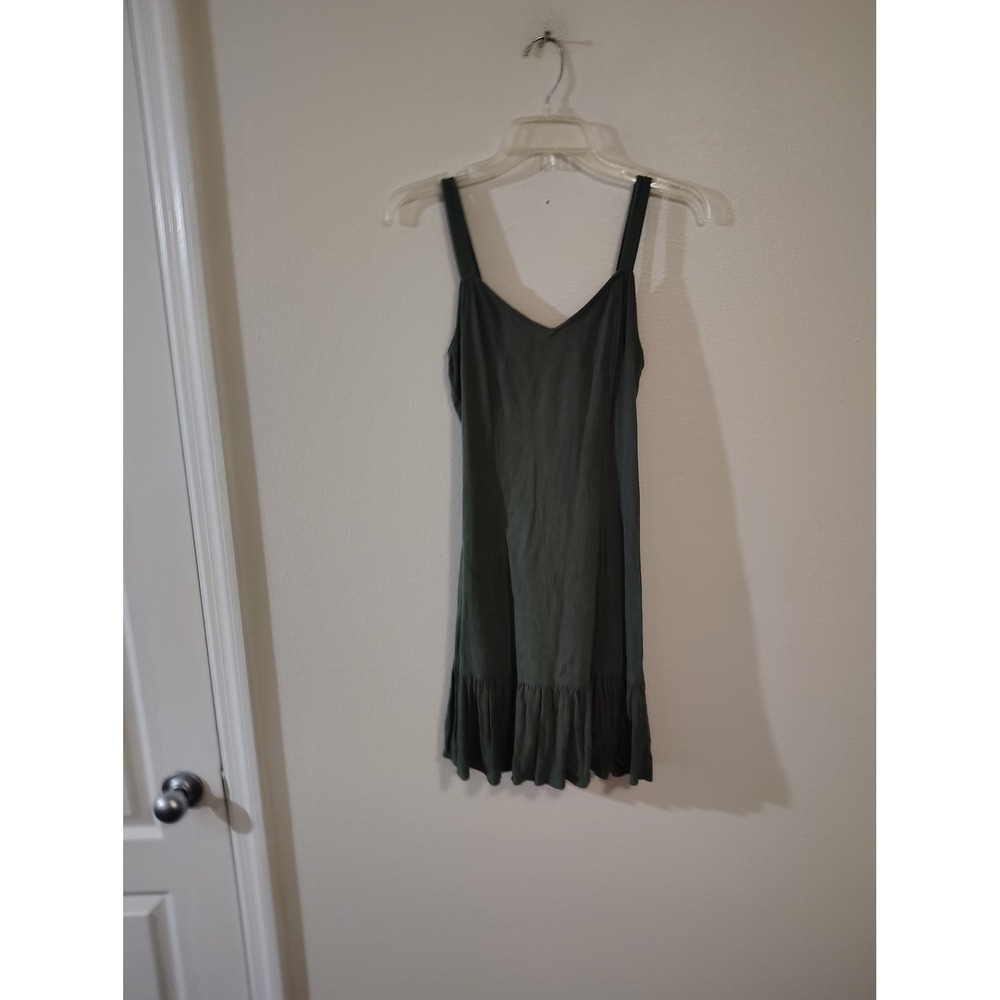 Mustard Seed Olive Green Mini Dress